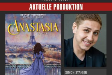 SIMON STAIGER ALS GLEB IN ANASTASIA
