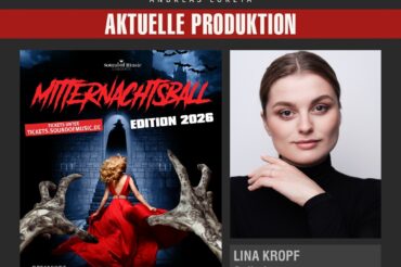 LINA KROPF ALS SOLISTIN BEIM MITTERNACHTSBALL