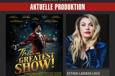 ESTHER-LARISSA LACH ALS SHOWMANSINGER BEI THIS IS THE GREATEST SHOW 2026