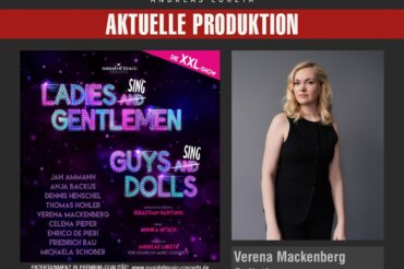 VERENA MACKENBERG ALS SOLISTIN BEI LADIES SING GENTLEMEN GUYS SING DOLLS