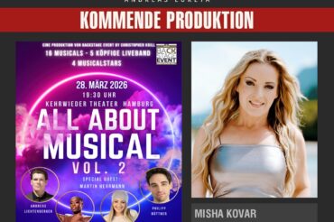 MISHA KOVAR ALS SOLISTIN BEI ALL ABOUT MUSICAL VOL.2