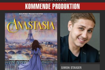SIMON STAIGER ALS GLEB IN ANASTASIA