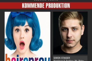 SIMON STAIGER ALS HARRIMAN F. SPRITZER, MR. PINKY UND DIREKTOR BEI HAIRSPRAY