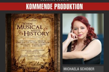 MICHAELA SCHOBER ALS SOLISTIN BEI WHEN MUSICAL MEETS HISTORY