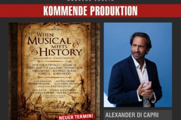 ALEXANDER DI CAPRI ALS SPECIAL GUEST BEI WHEN MUSICAL MEETS HISTORY