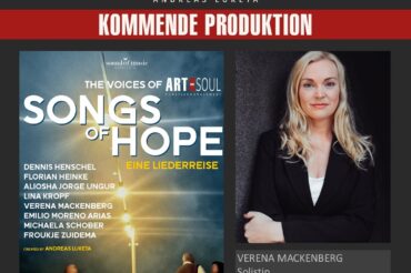 VERENA MACKENBERG ALS SOLISTIN BEI SONGS OF HOPE