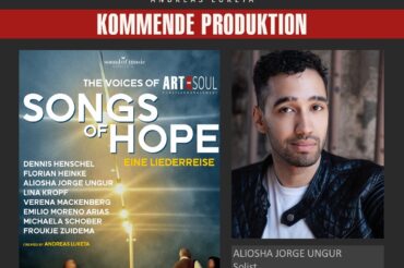 ALIOSHA JORGE UNGUR ALS SOLIST BEI SONGS OF HOPE