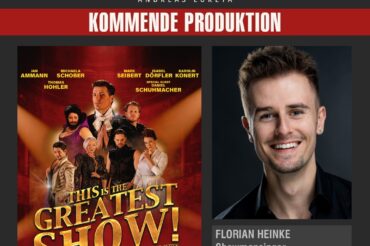 FLORIAN HEINKE ALS SHOWMANSINGER BEI THIS IS THE GREATEST SHOW 2025